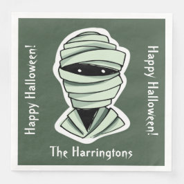 Halloween Tekens aangepaste naam, tekst & kleur 2/ Servet