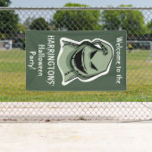 Halloween Tekens aangepaste tekst banner 1/4 (Insitu)