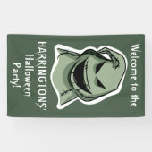 Halloween Tekens aangepaste tekst banner 1/4 (Horizontaal)