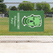 Halloween Tekens aangepaste tekst banner 3/4 (Insitu)