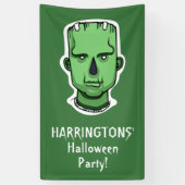 Halloween Tekens aangepaste tekst banner 3/4 (Verticaal)