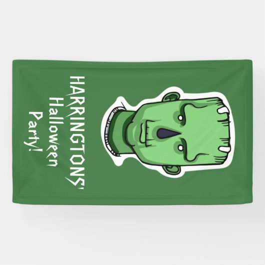 Halloween Tekens aangepaste tekst banner 3/4 (Horizontaal)