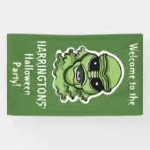 Halloween Tekens aangepaste tekst banner 4/4 (Horizontaal)