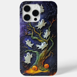 Halloween telefoonhoesje | Geesten en pompoenen iPhone 15 Pro Max Hoesje
