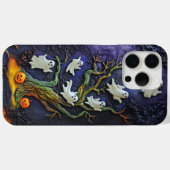 Halloween telefoonhoesje | Geesten en pompoenen Case-Mate iPhone Case (Achterkant (horizontaal))