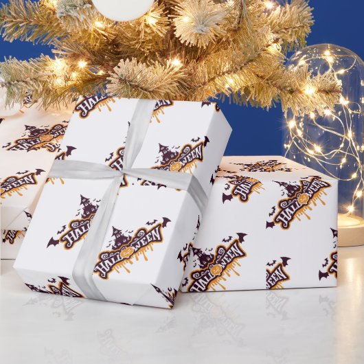 Halloween template cadeaupapier (Feestdagen)