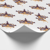 Halloween template cadeaupapier (Hoek)