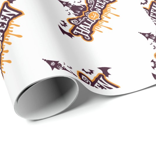 Halloween template cadeaupapier (Rol Hoek)