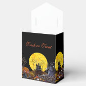 Halloween tent stijl gunst doos "Keep Running" Bedankdoosjes (Geopend)