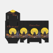 Halloween tent stijl gunst doos "Keep Running" Bedankdoosjes (Uitgevouwen)