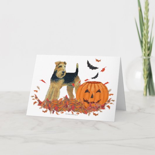 Halloween Terrier Kaart (Voorkant)