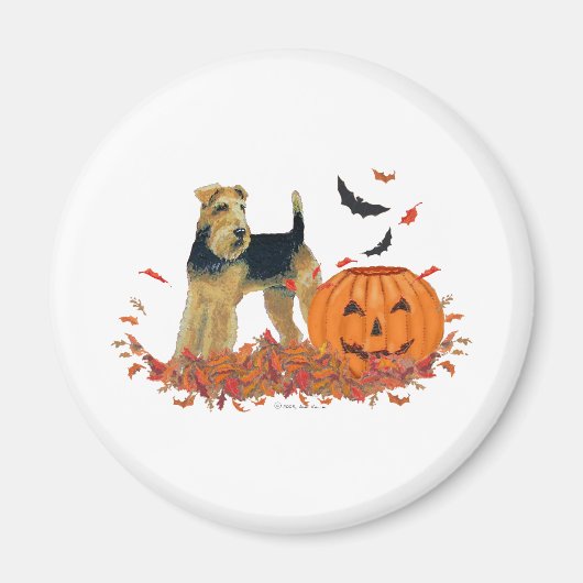 Halloween Terrier Magneet (Voorkant)