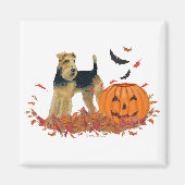 Halloween Terrier Magneet (Voorkant)