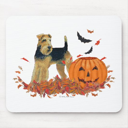 Halloween Terrier Muismat (Voorkant)