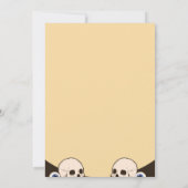  Halloween Terror Party, bewerkbare Halloween Kaart (Achterkant)