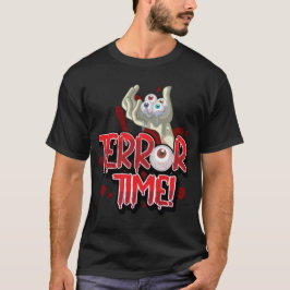 Halloween Terror Time Zombie Hand met ogen T-shirt