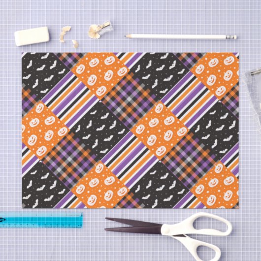 Halloween Texturen Tissuepapier (Craft)