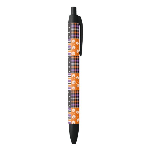Halloween Textures Zwarte Inkt Pen (Achterkant (Verticaal))