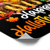 Halloween Thanksgiving Christmas German Shepherd D Poster (Hoek)