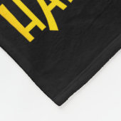 Halloween Thanksgiving Christmas Happy Hallothanks Fleece Deken (Hoek)