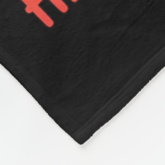 Halloween Thanksgiving Christmas Happy Hallothanks Fleece Deken (Hoek)