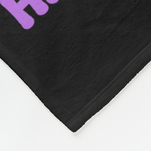 Halloween Thanksgiving Christmas Happy Hallothanks Fleece Deken (Hoek)