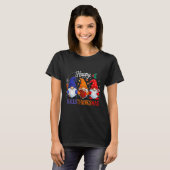 Halloween Thanksgiving Christmas Happy Hallothanks T-shirt (Voorkant volledig)