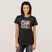 Halloween Thanksgiving Christmas Happy Hallothanks T-shirt (Voorkant volledig)