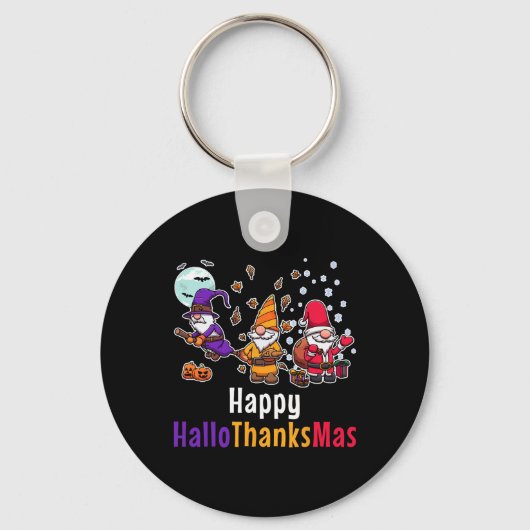 Halloween Thanksgiving Christus Sleutelhanger (Voorkant)