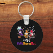 Halloween Thanksgiving Christus Sleutelhanger (Voorkant)