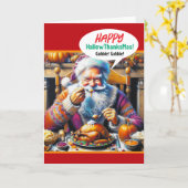 Halloween, Thanksgiving en kerst vieren Kaart (Gele Bloem)