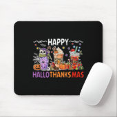 Halloween Thanksgiving Happy Season Coffee Halloth Muismat (Met muis)