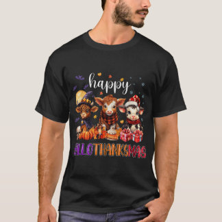 Halloween Thanksgiving Happy T-shirt