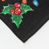 Halloween Thanksgiving Kerst Fun Hallothanksma Fleece Deken (Hoek)