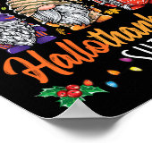 Halloween Thanksgiving Kerst Fun Hallothanksma Poster (Hoek)