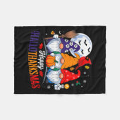 Halloween Thanksgiving Kerstfeest Happy HBedankt Fleece Deken (Voorkant (Horizontaal))