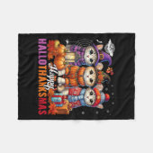 Halloween Thanksgiving Kerstfeest Happy HBedankt Fleece Deken (Voorkant (Horizontaal))