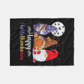 Halloween Thanksgiving Kerstfeest Happy HBedankt Fleece Deken (Voorkant (Horizontaal))