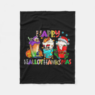 Halloween Thanksgiving Kerstfeest Happy HBedankt Fleece Deken