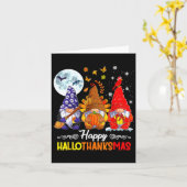 Halloween Thanksgiving Kerstfeest Happy HBedankt Kaart (Gele Bloem)