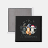 Halloween Thanksgiving Kerstfeest Happy HBedankt Magneet (Voorkant / Achterkant)