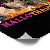 Halloween Thanksgiving Kerstfeest Happy HBedankt Poster (Hoek)