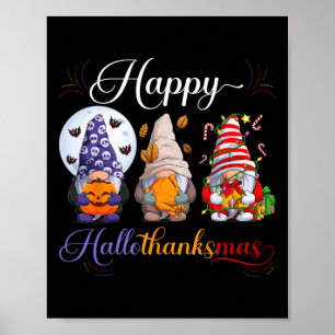 Halloween Thanksgiving Kerstfeest Happy HBedankt Poster