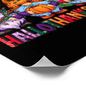 Halloween Thanksgiving Kerstfeest Happy HBedankt Poster (Hoek)