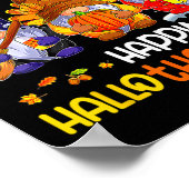 Halloween Thanksgiving Kerstfeest Happy HBedankt Poster (Hoek)