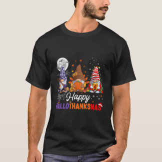 Halloween Thanksgiving Kerstfeest Happy HBedankt T-shirt