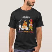 Halloween Thanksgiving Kerstfeest Happy HBedankt T-shirt (Voorkant)