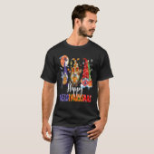 Halloween Thanksgiving Kerstfeest Happy HBedankt T-shirt (Voorkant volledig)