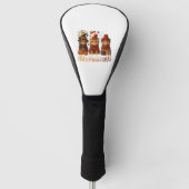 Halloween Thanksgiving KerstHappy Hallo Golfheadcover (Voorkant)
