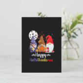 Halloween Thanksgiving KerstHappy Hallo Kaart (Staand voorkant)